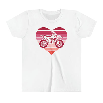 Heart Motorcycle - Youth T-Shirt