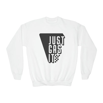 Just Gas It - Youth Crewneck Sweatshirt