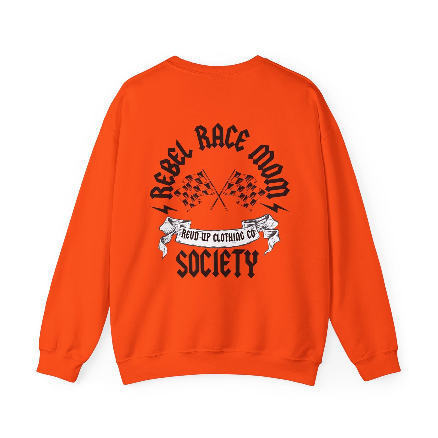 Rebel Race Mom- Adult Crewneck Sweatshirt