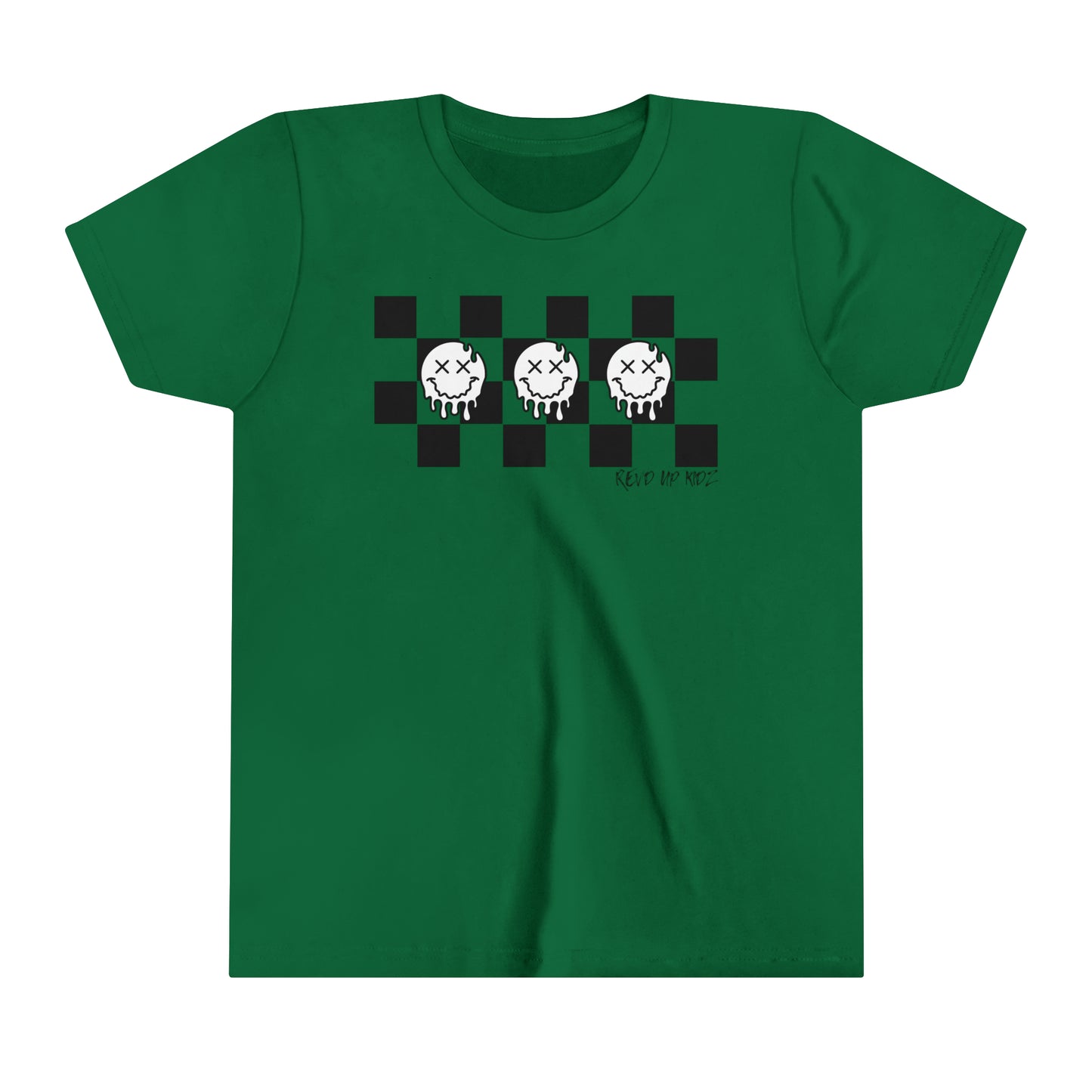 Checkered Smiley's- Youth T-Shirt