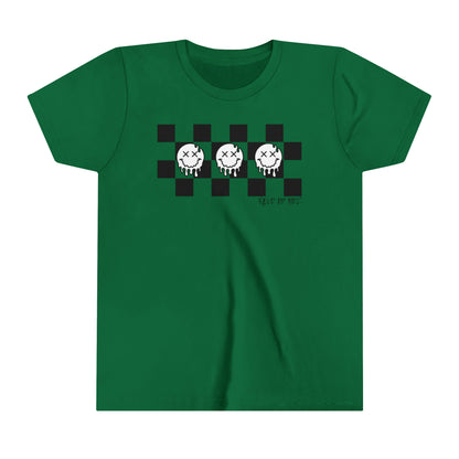 Checkered Smiley's- Youth T-Shirt
