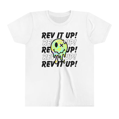 Rev It Up Retro Smiley -Youth T-Shirt