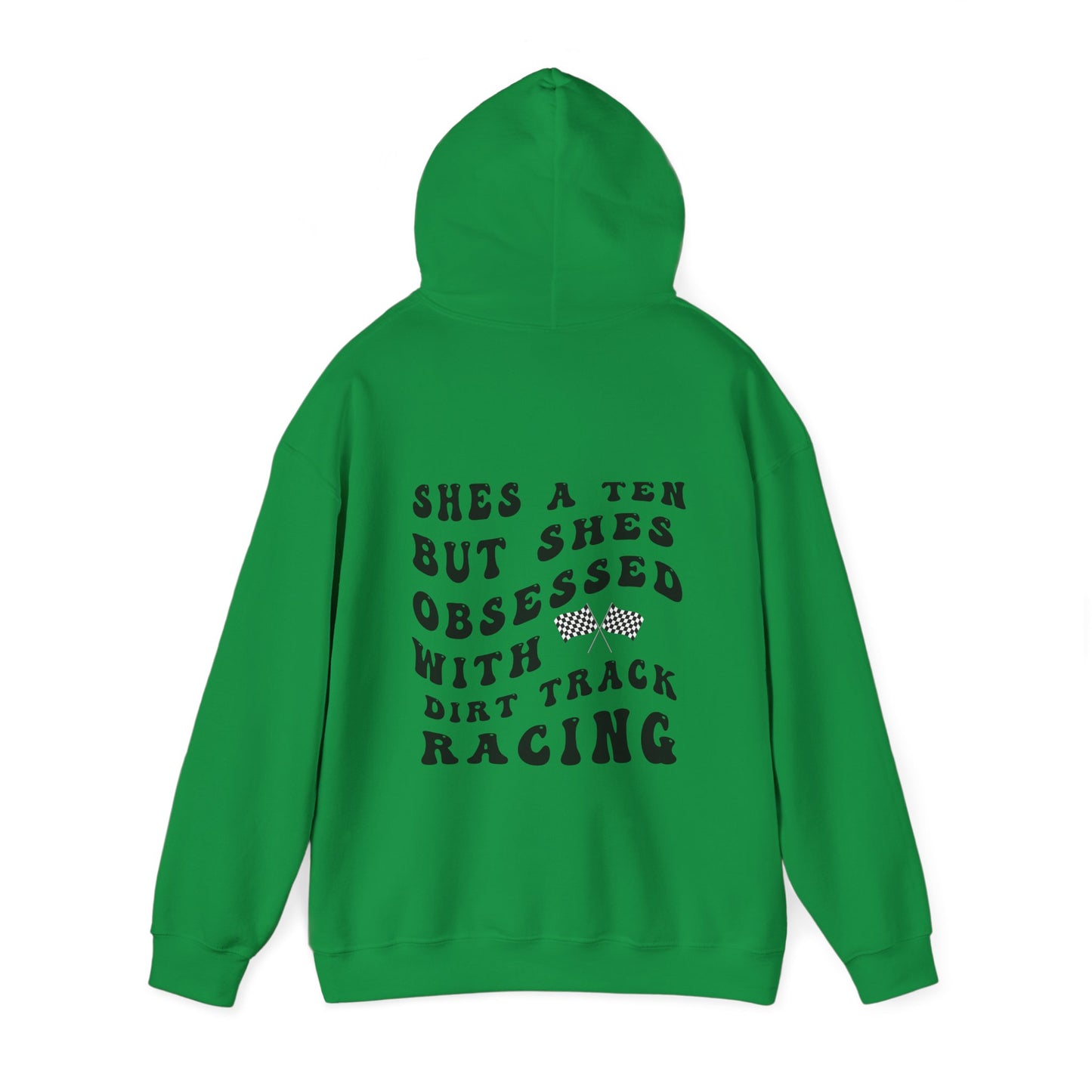 Shes A Ten- Adult Hooded Sweatshirt