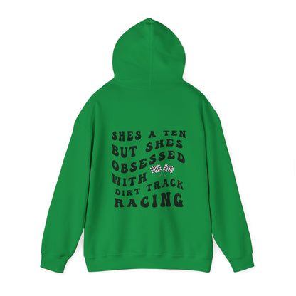 Shes A Ten- Adult Hooded Sweatshirt