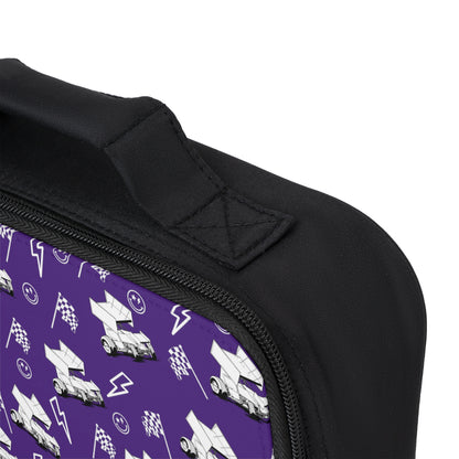 Sprint Car - Micro Racing - Lunch Bag- Purple