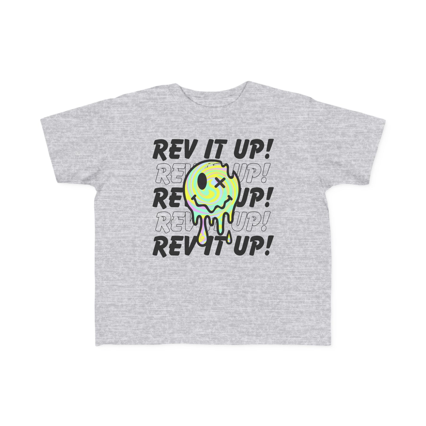 Rev It Up Retro Smiley -Toddler's T-Shirt