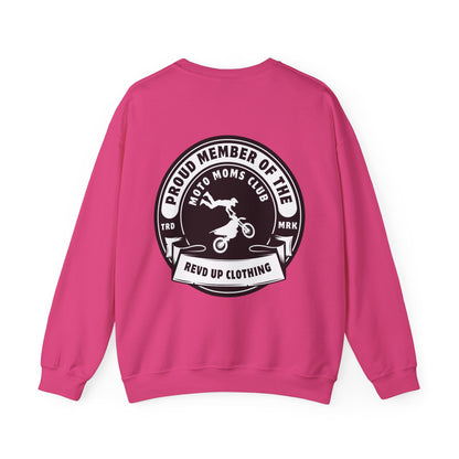 Moto Moms Club- Adult Crewneck Sweatshirt