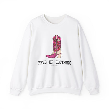 Cowgirl Up- Adult Crewneck Sweatshirt