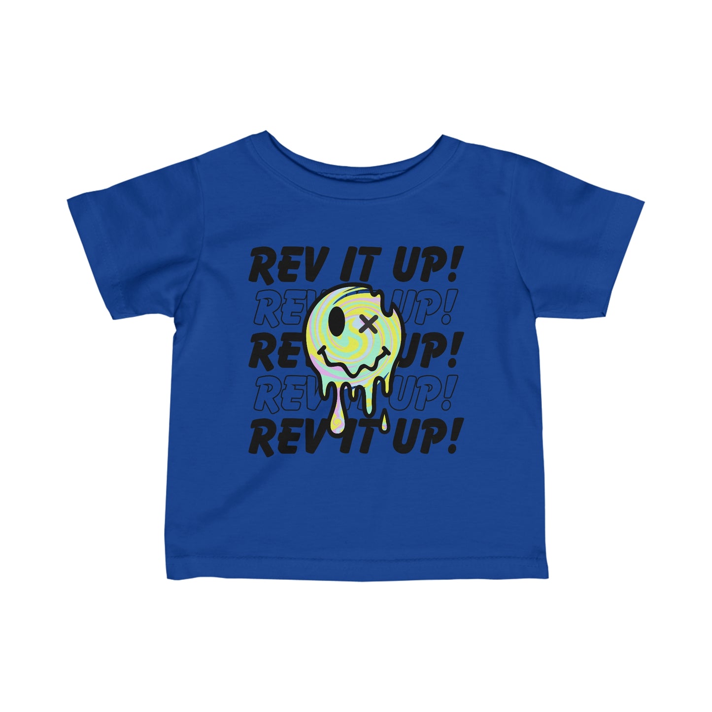 Rev It Up Retro Smiley - Infant T-Shirt