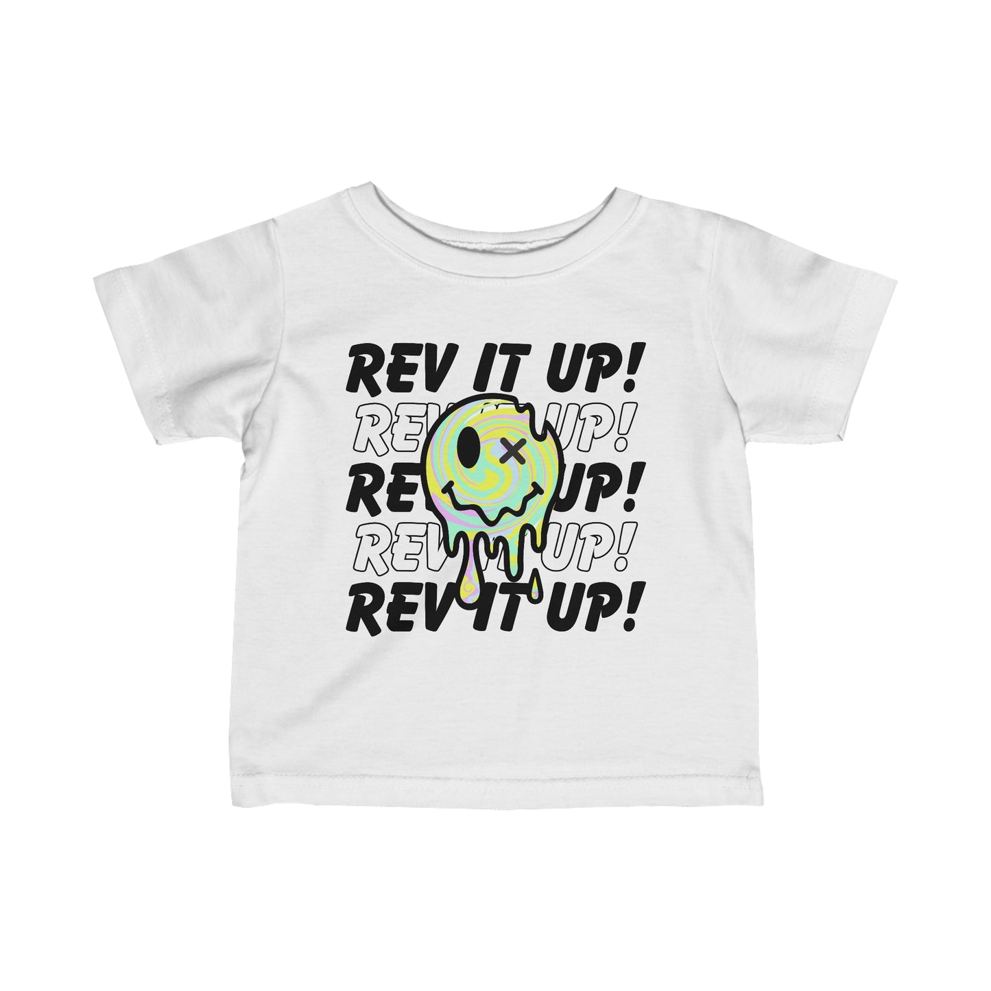 Rev It Up Retro Smiley - Infant T-Shirt