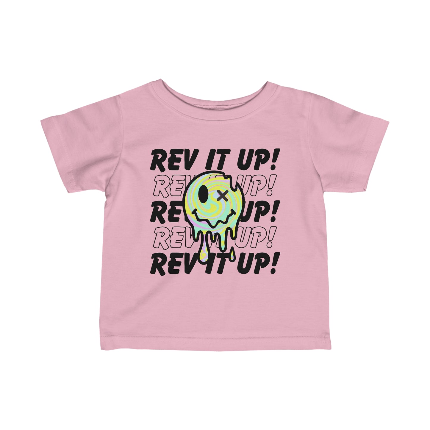 Rev It Up Retro Smiley - Infant T-Shirt