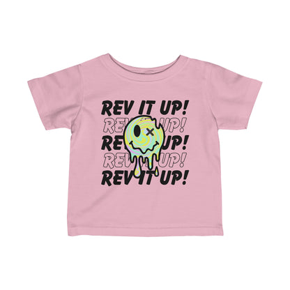 Rev It Up Retro Smiley - Infant T-Shirt