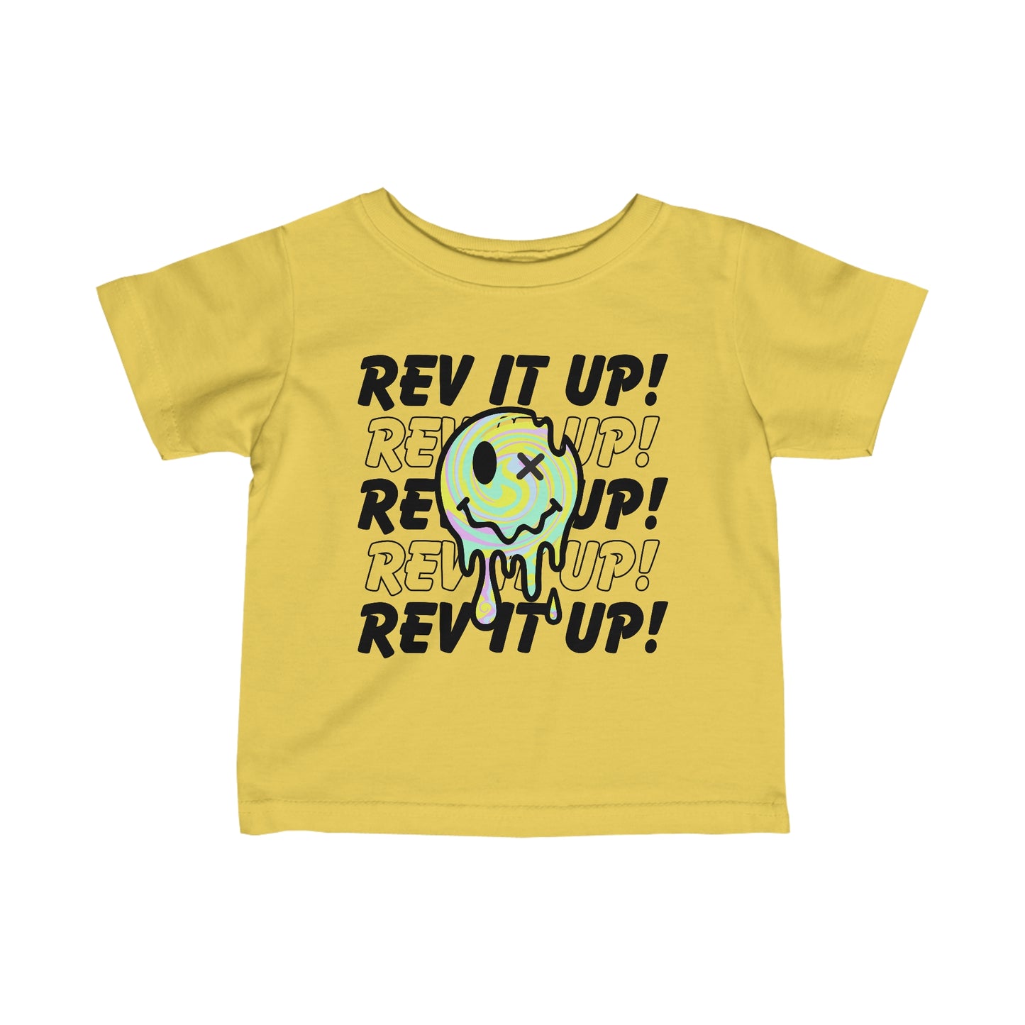 Rev It Up Retro Smiley - Infant T-Shirt