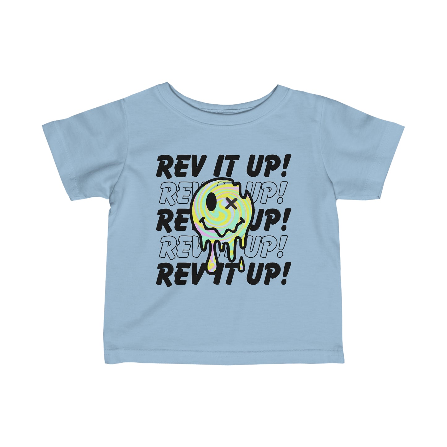 Rev It Up Retro Smiley - Infant T-Shirt
