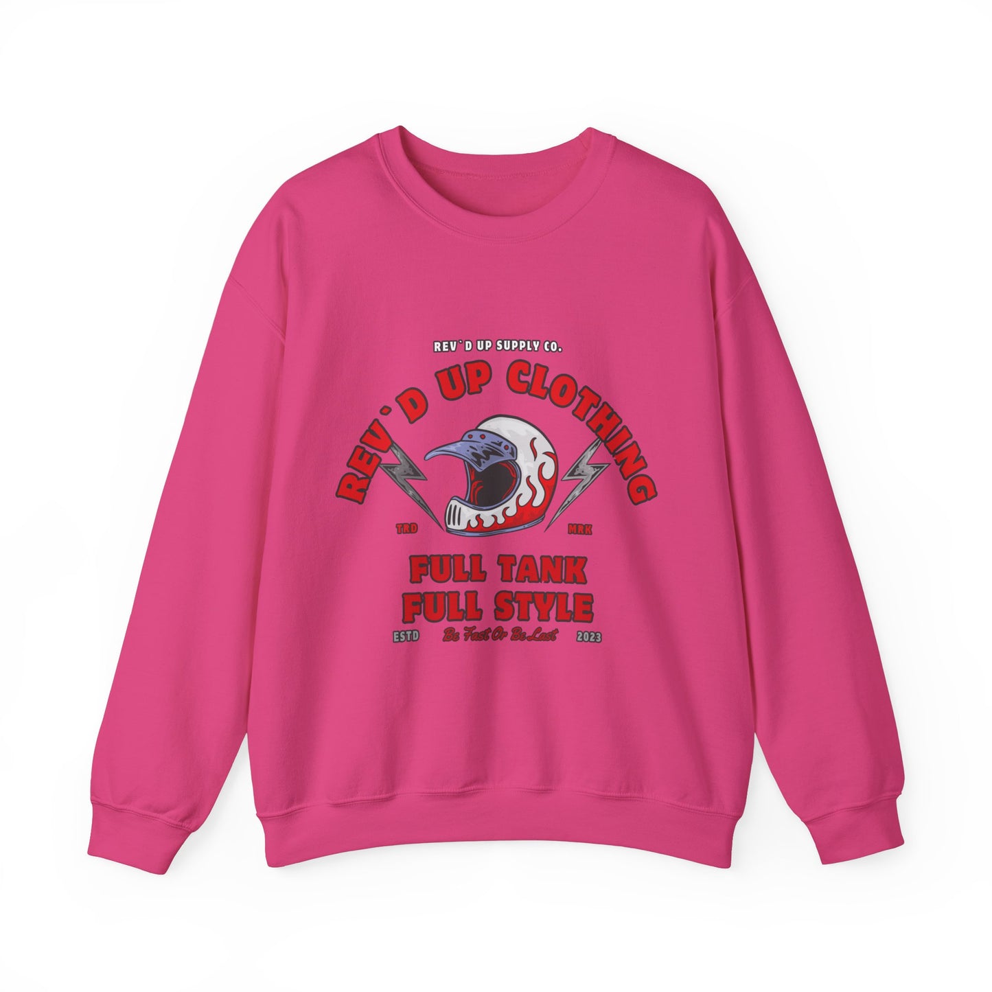 Vintage Helmet- Adult Crewneck Sweatshirt