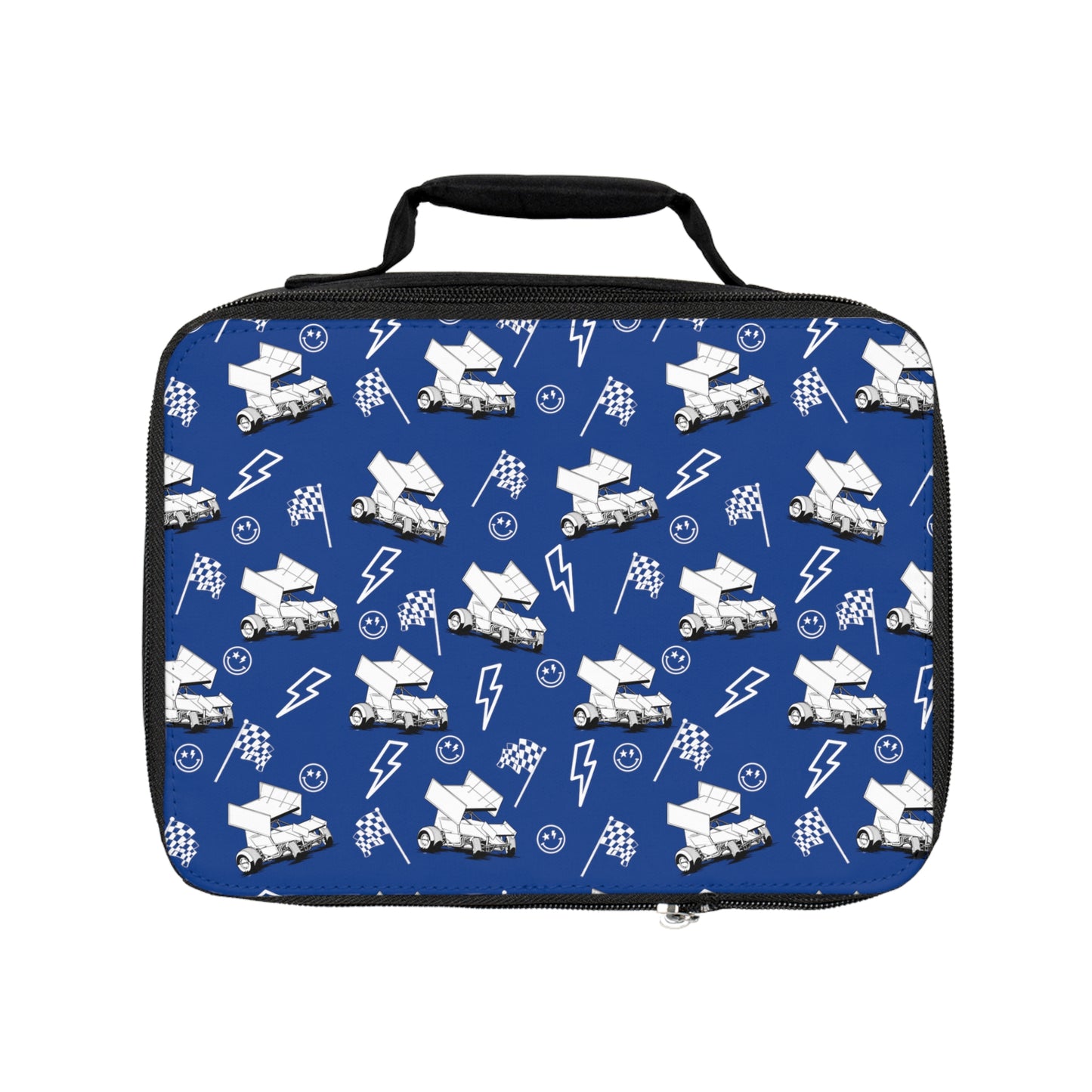 Sprint Car - Micro Racing - Lunch Bag- Blue