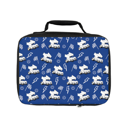 Sprint Car - Micro Racing - Lunch Bag- Blue