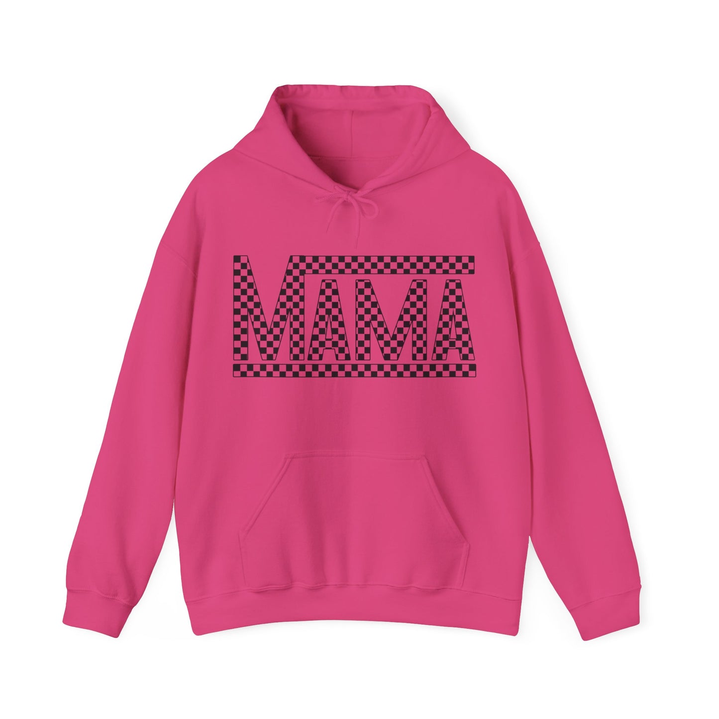 Checkered Mama- Adult Hooded Sweatshirt