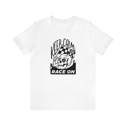 Keep Calm and Ride On- Adult T-Shirt
