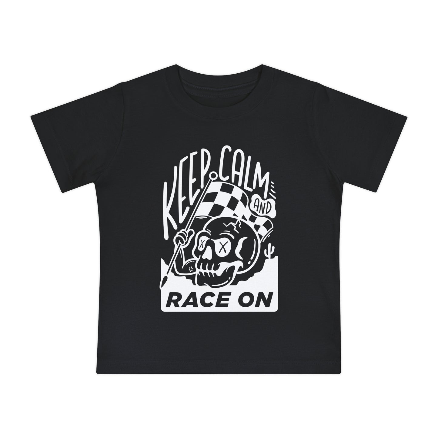 Keep Calm and Race On -Infant T-Shirt