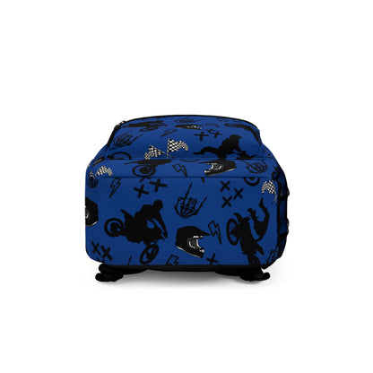 Moto Cross Backpack - Dark Blue