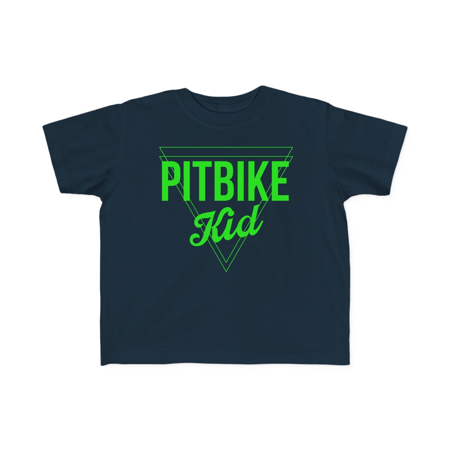 Pit Bike Kid Green -Toddler's T-Shirt