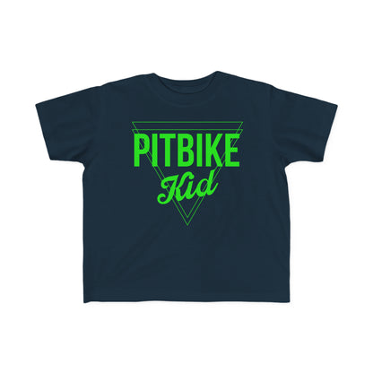 Pit Bike Kid Green -Toddler's T-Shirt