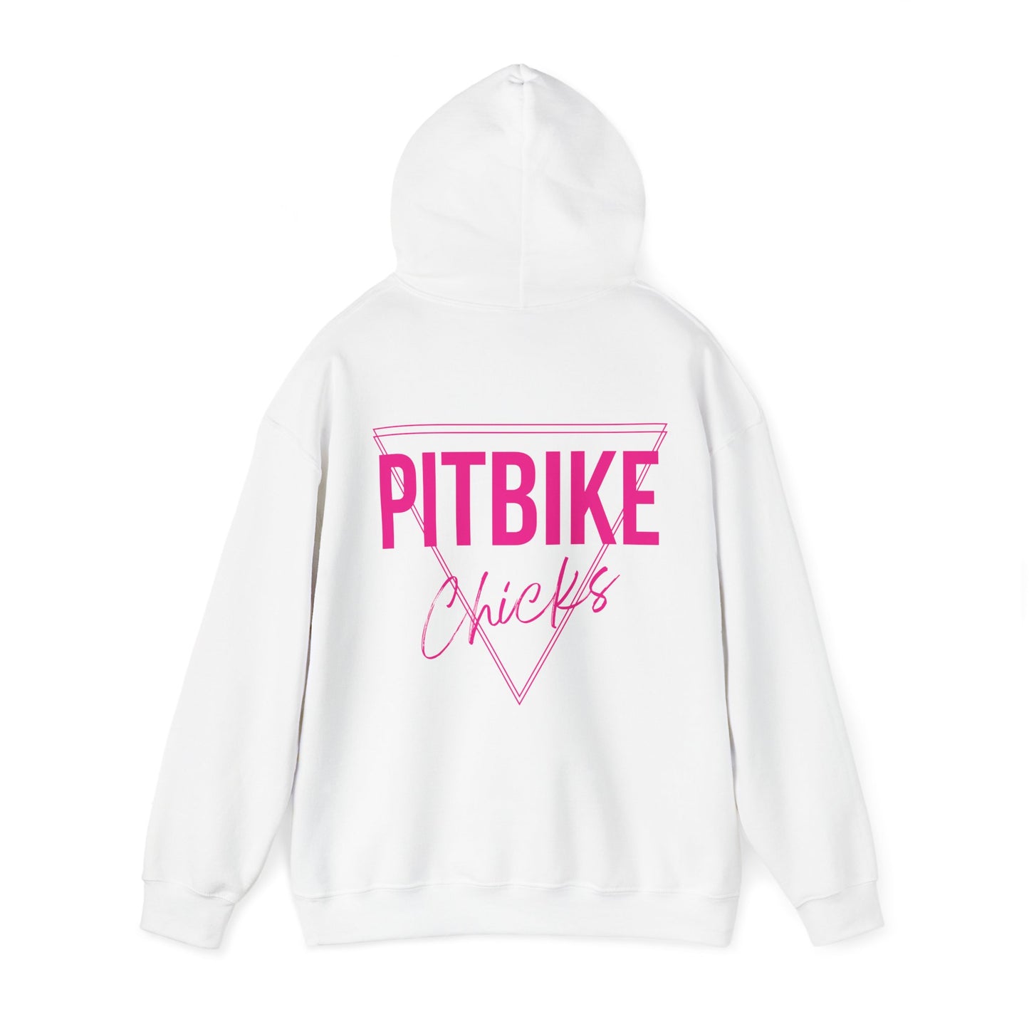 Pit Bike Chicks Pink- Adult Hooded Sweatshirt