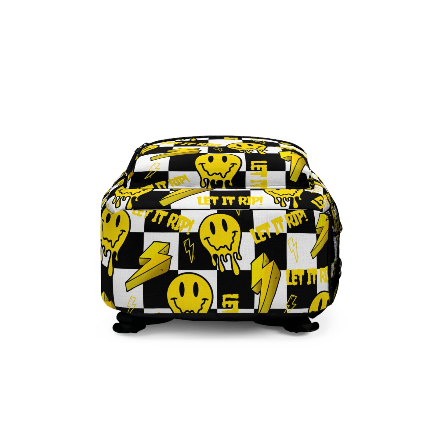 Let It Rip Checkered Black & Yellow - Backpack