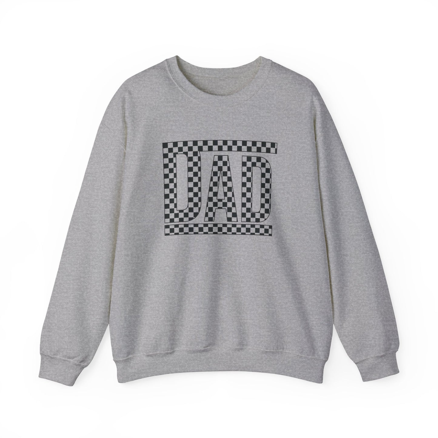 Checkered Dad- Adult Crewneck Sweatshirt