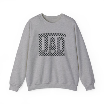 Checkered Dad- Adult Crewneck Sweatshirt