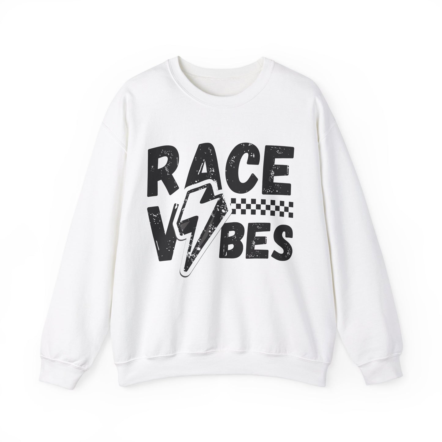 Bolted Race Vibes- Adult Crewneck Sweatshirt