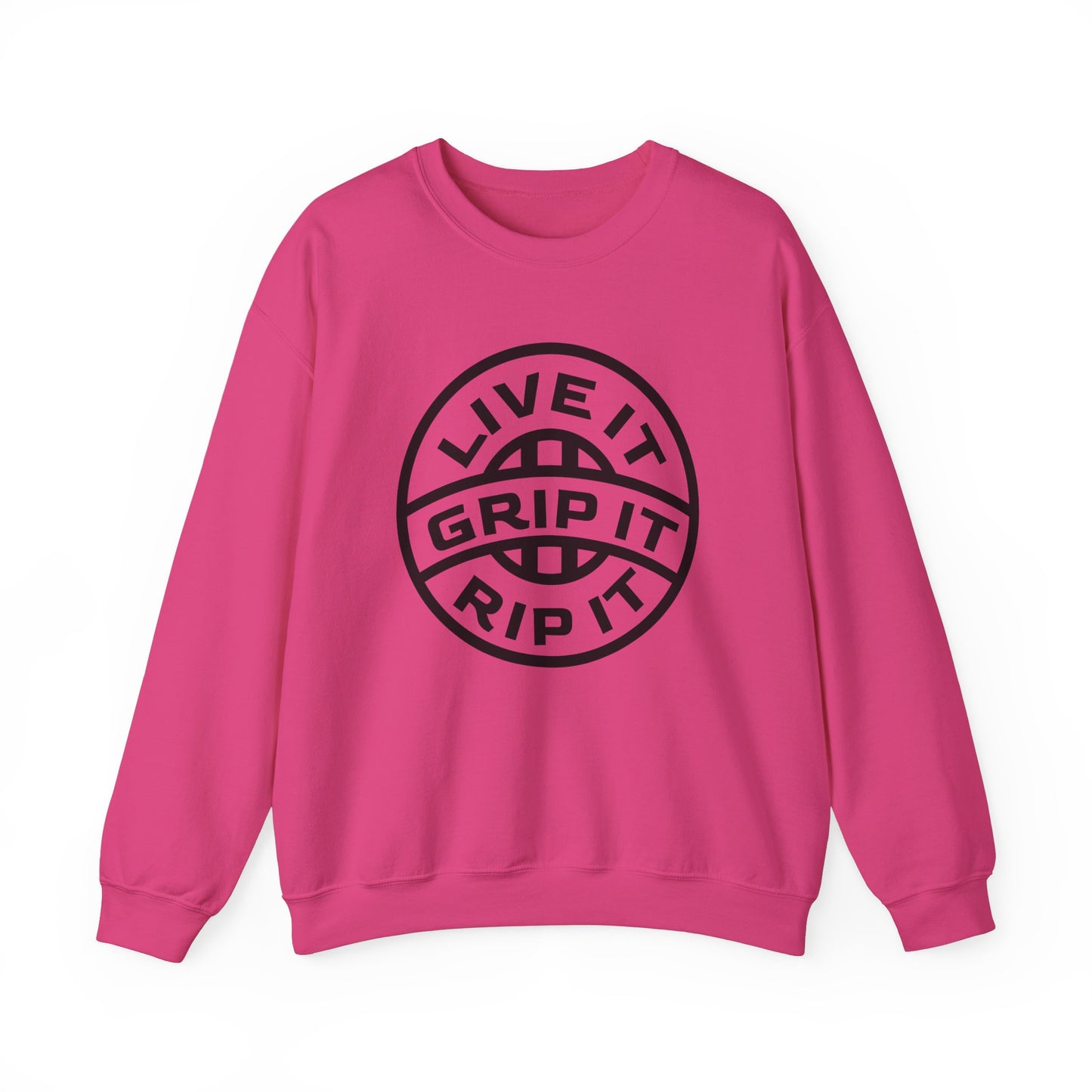 Live It Grip It Rip It- Adult Crewneck Sweatshirt