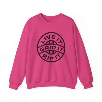 Live It Grip It Rip It- Adult Crewneck Sweatshirt