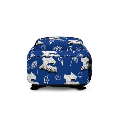 Sprint Car - Micro Racing Backpack - Dark Blue
