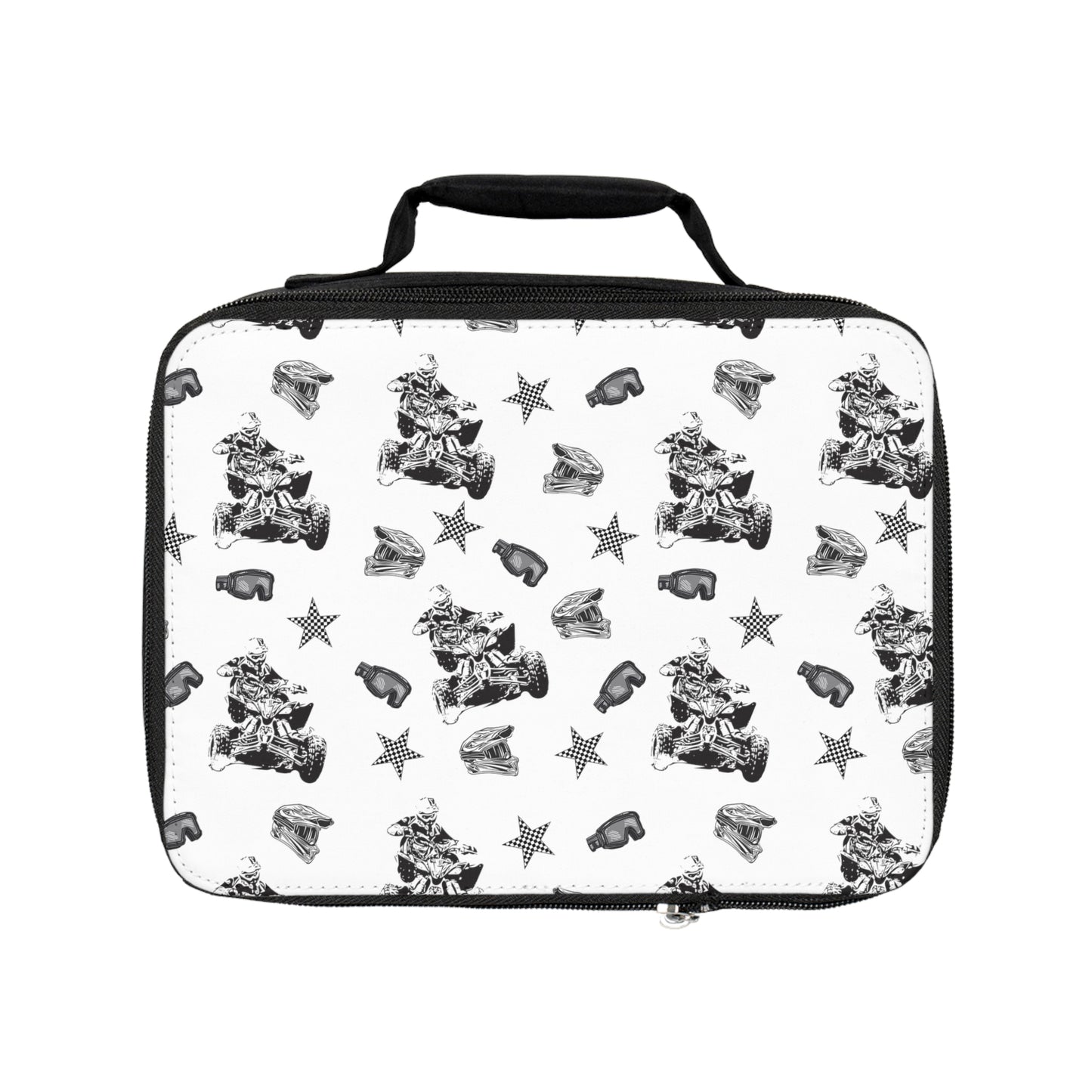 Quad Racing - Lunch Bag White