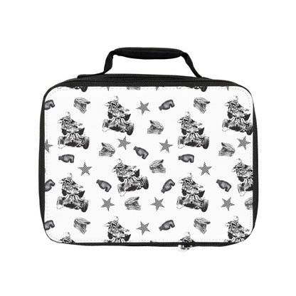 Quad Racing - Lunch Bag White