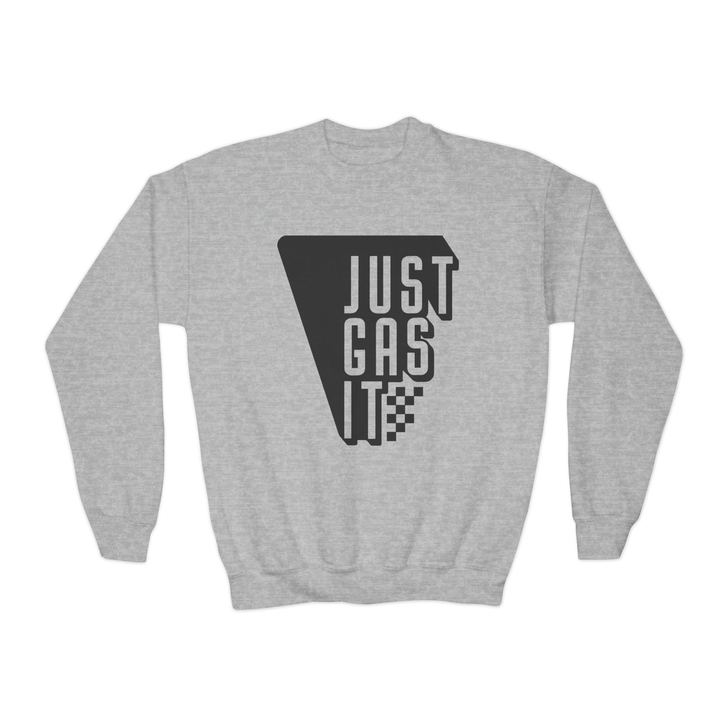 Just Gas It - Youth Crewneck Sweatshirt