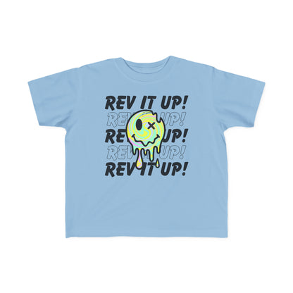 Rev It Up Retro Smiley -Toddler's T-Shirt