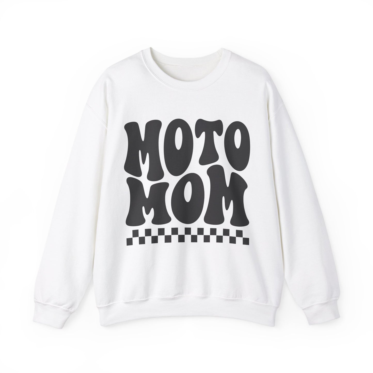 Moto Mom- Adult Crewneck Sweatshirt