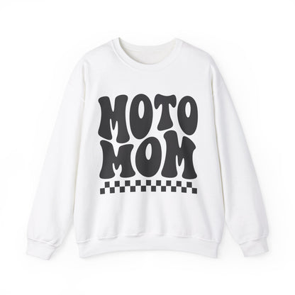 Moto Mom- Adult Crewneck Sweatshirt