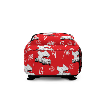Sprint Car - Micro Racing Backpack - Red