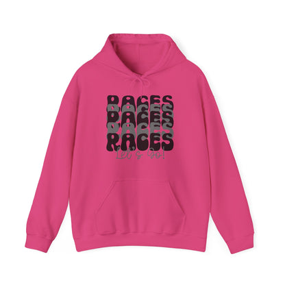 Races Let`s Go- Adult Hooded Sweatshirt
