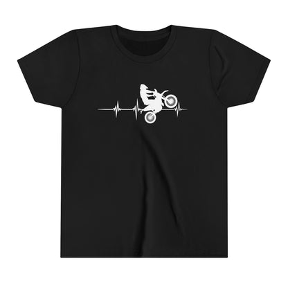Heart Rate Moto -Youth T-shirt