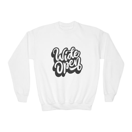 Wide Open - Youth Crewneck Sweatshirt