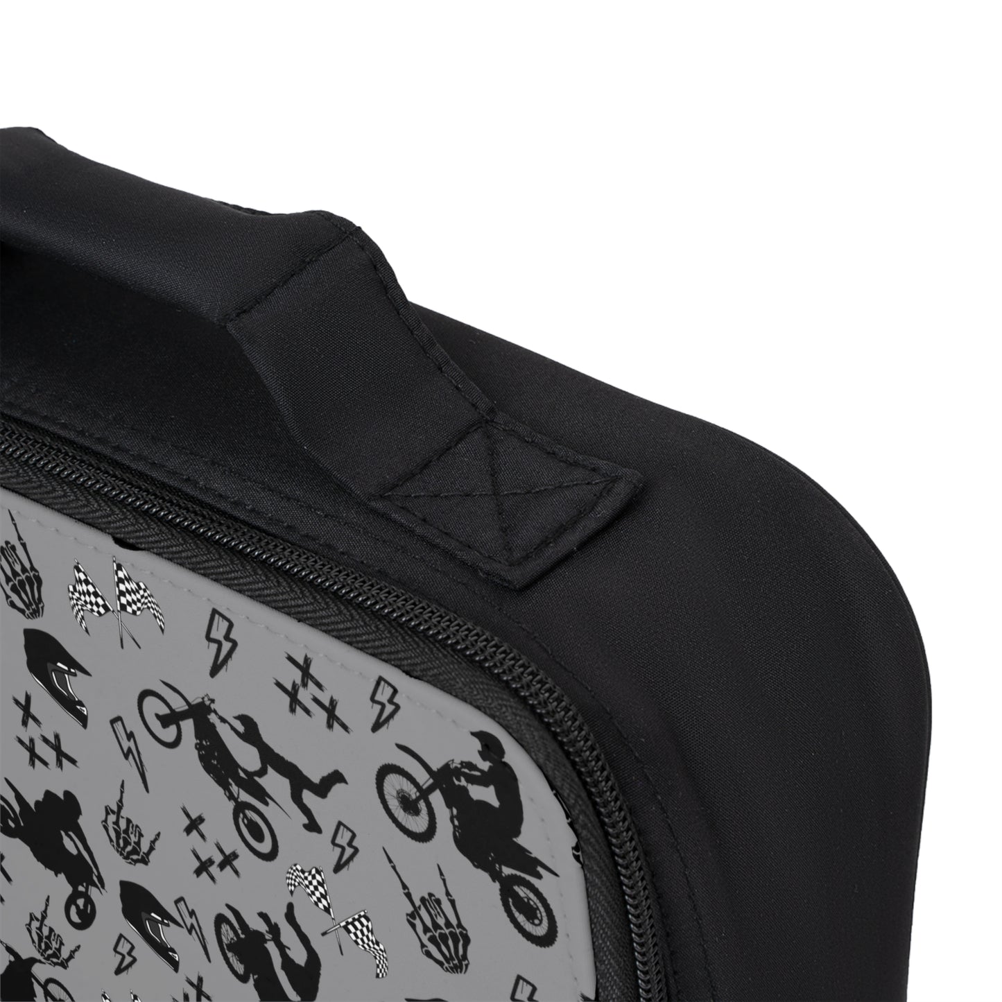 Moto Cross - Lunch Bag - Gray