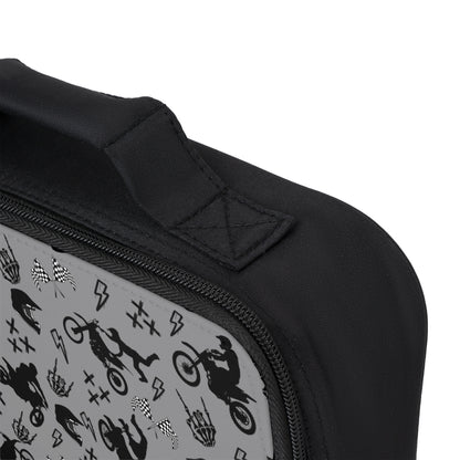 Moto Cross - Lunch Bag - Gray