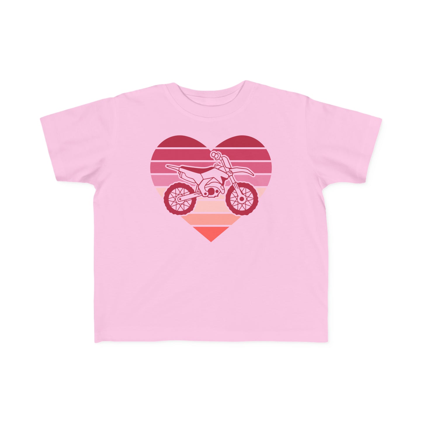 Heart Motorcycle- Toddler T-Shirt