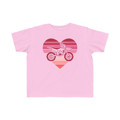 Heart Motorcycle- Toddler T-Shirt