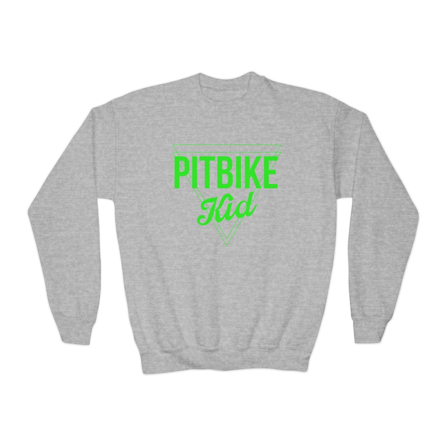 Pit Bike Kid Green - Youth Sweatshirt